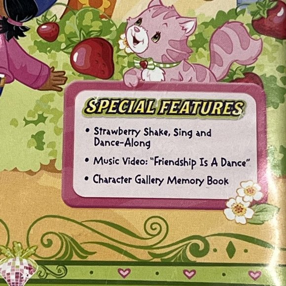 2009 Strawberry Shortcake Let’s Dance Animated Cartoon DVD Full Screen Tested - Picture 3 of 12